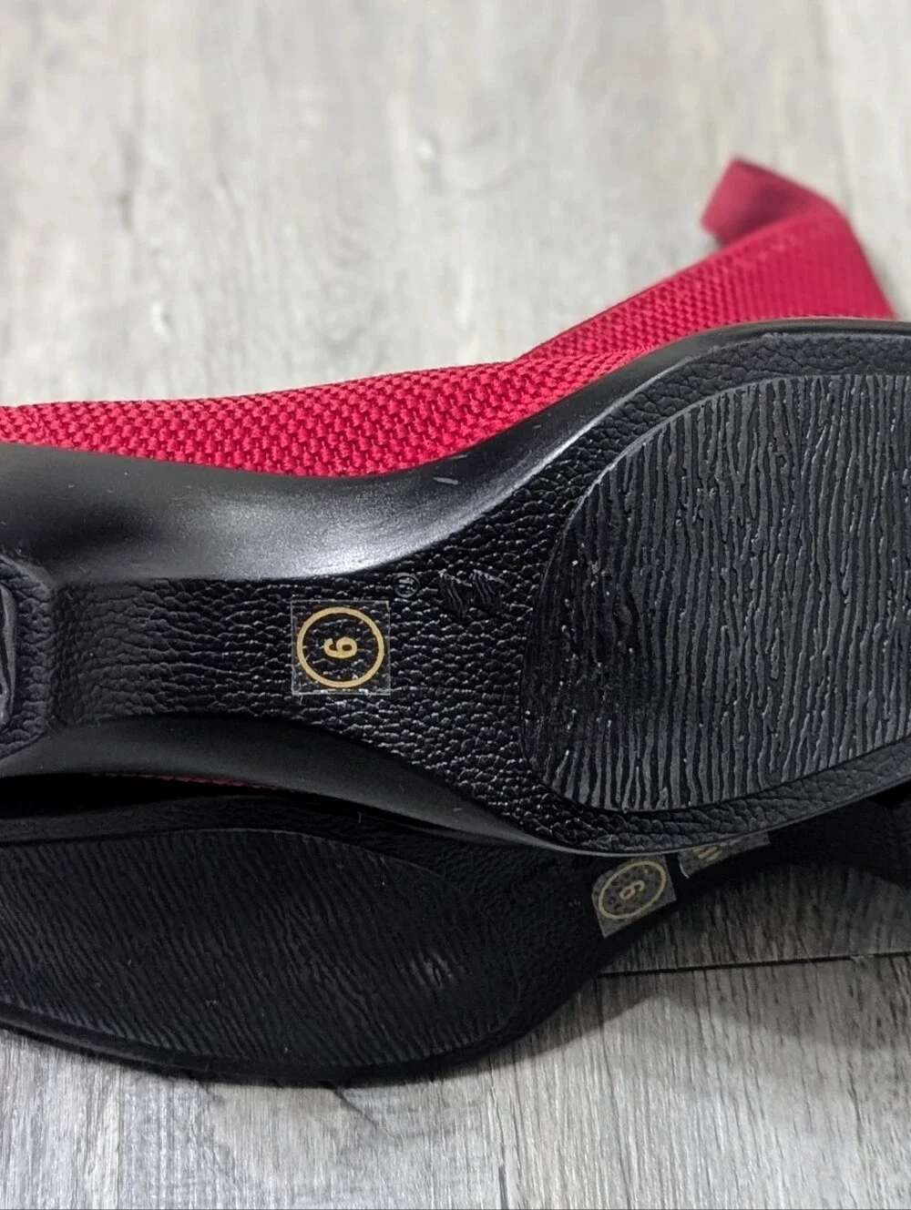 Charleston Shoe Co Red Knit Ankle Boots NWOT